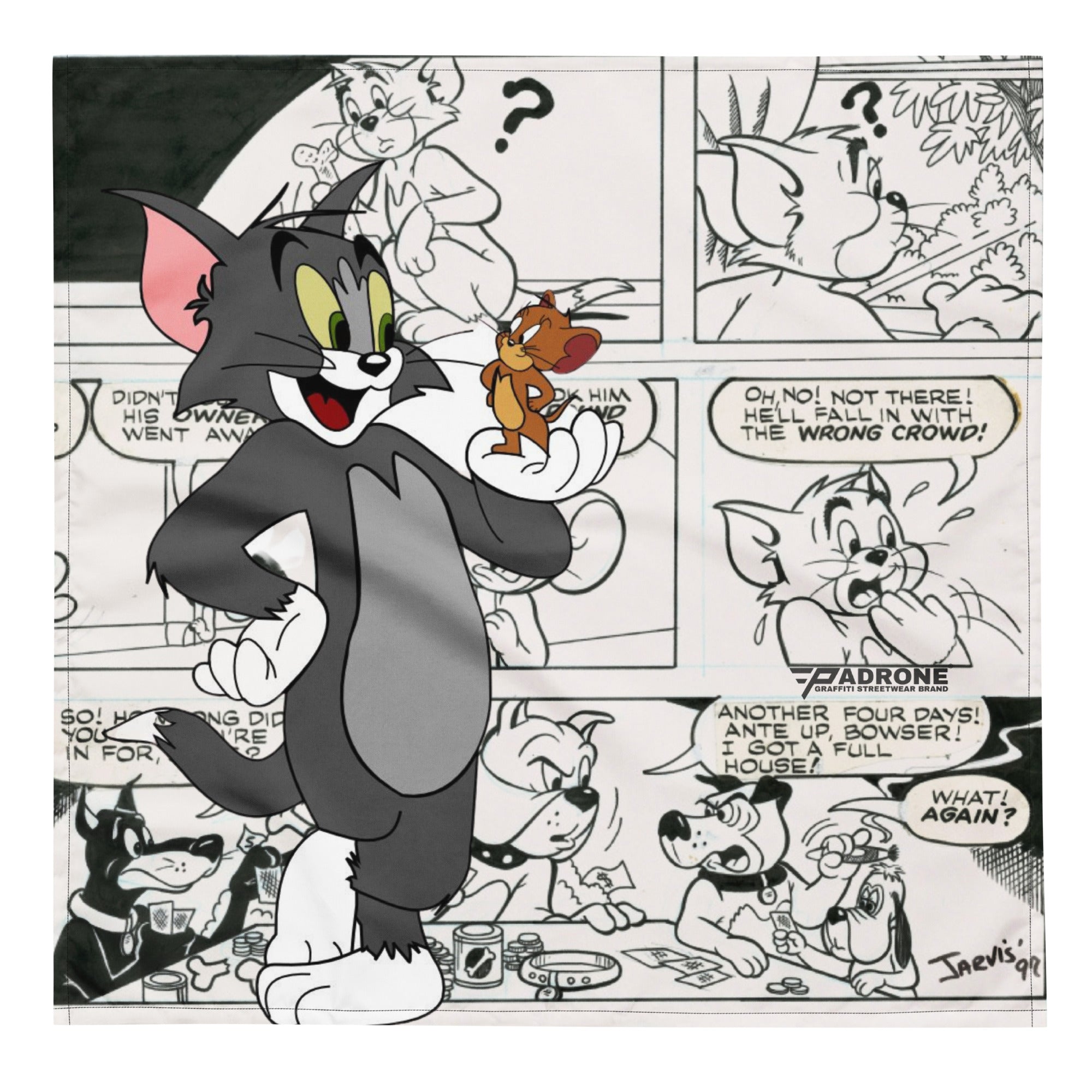 Tom & Jerry Comic Bandana