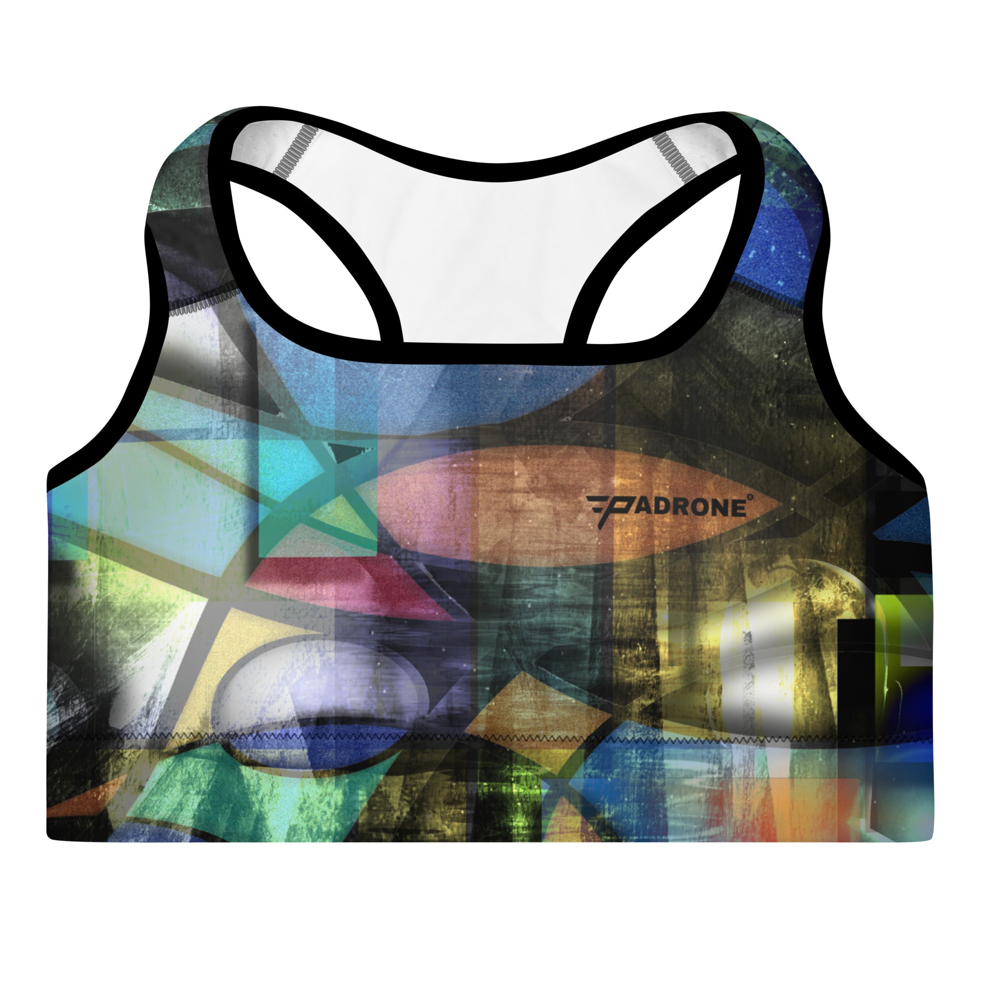 Padrone Blue - Padded Sports Bra