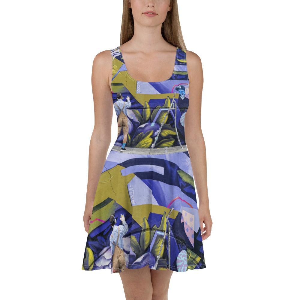 Mural - Skater Dress