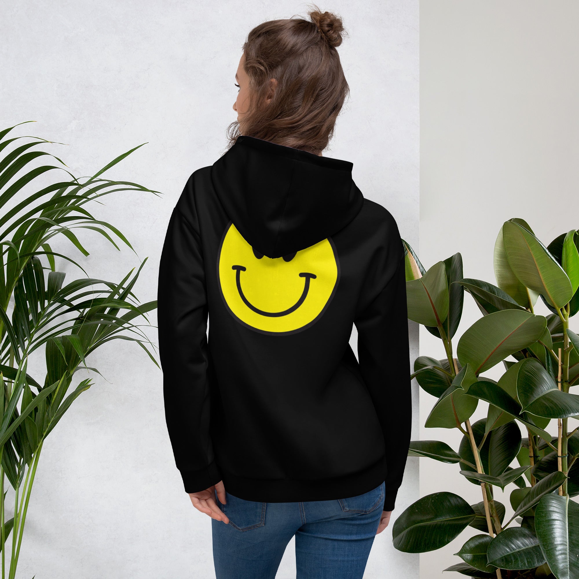 HEY SMILEY FACE - Premium Unisex Hoodie