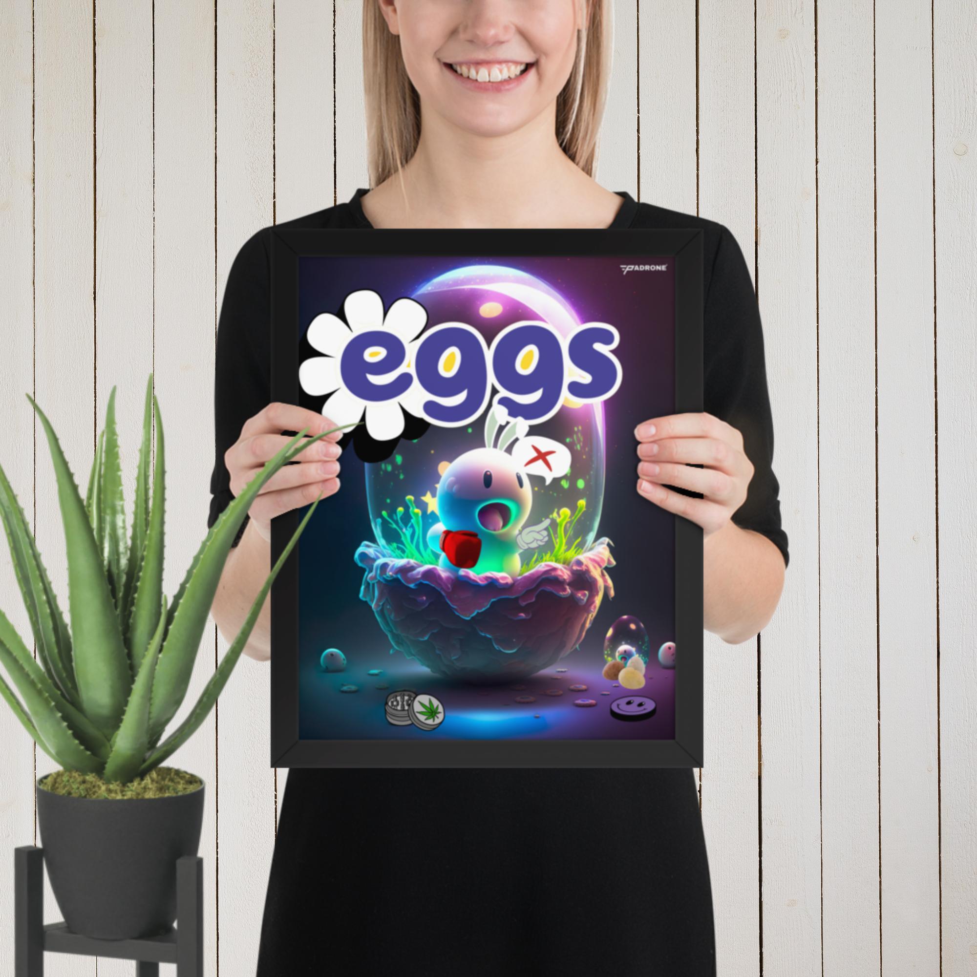 EGGS - Premium Framed Print