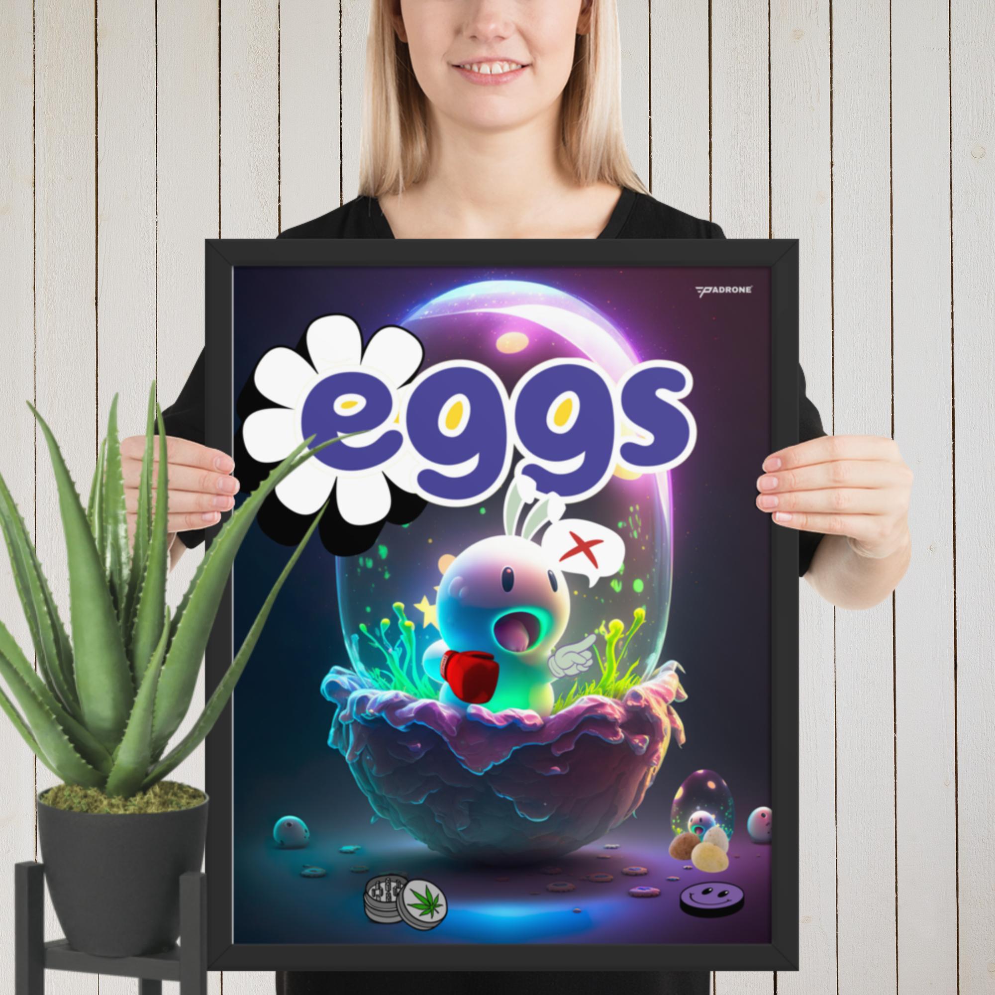 EGGS - Premium Framed Print