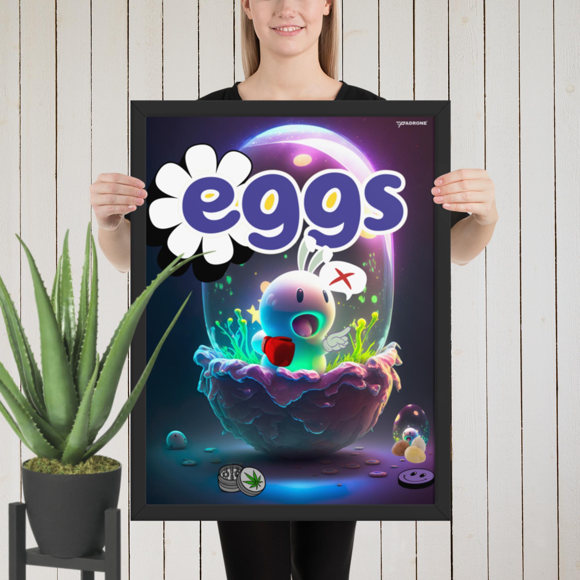 EGGS - Premium Framed Print