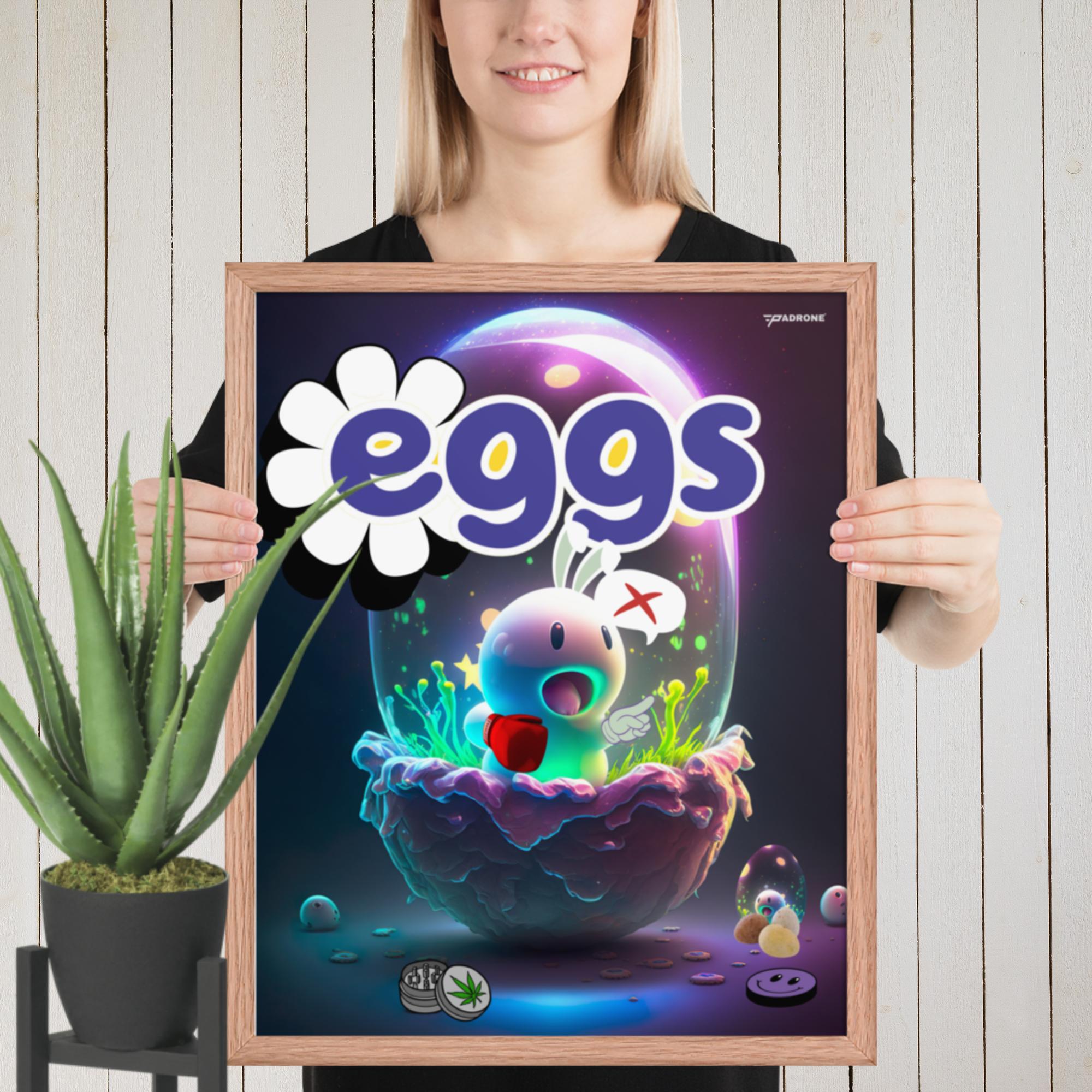 EGGS - Premium Framed Print