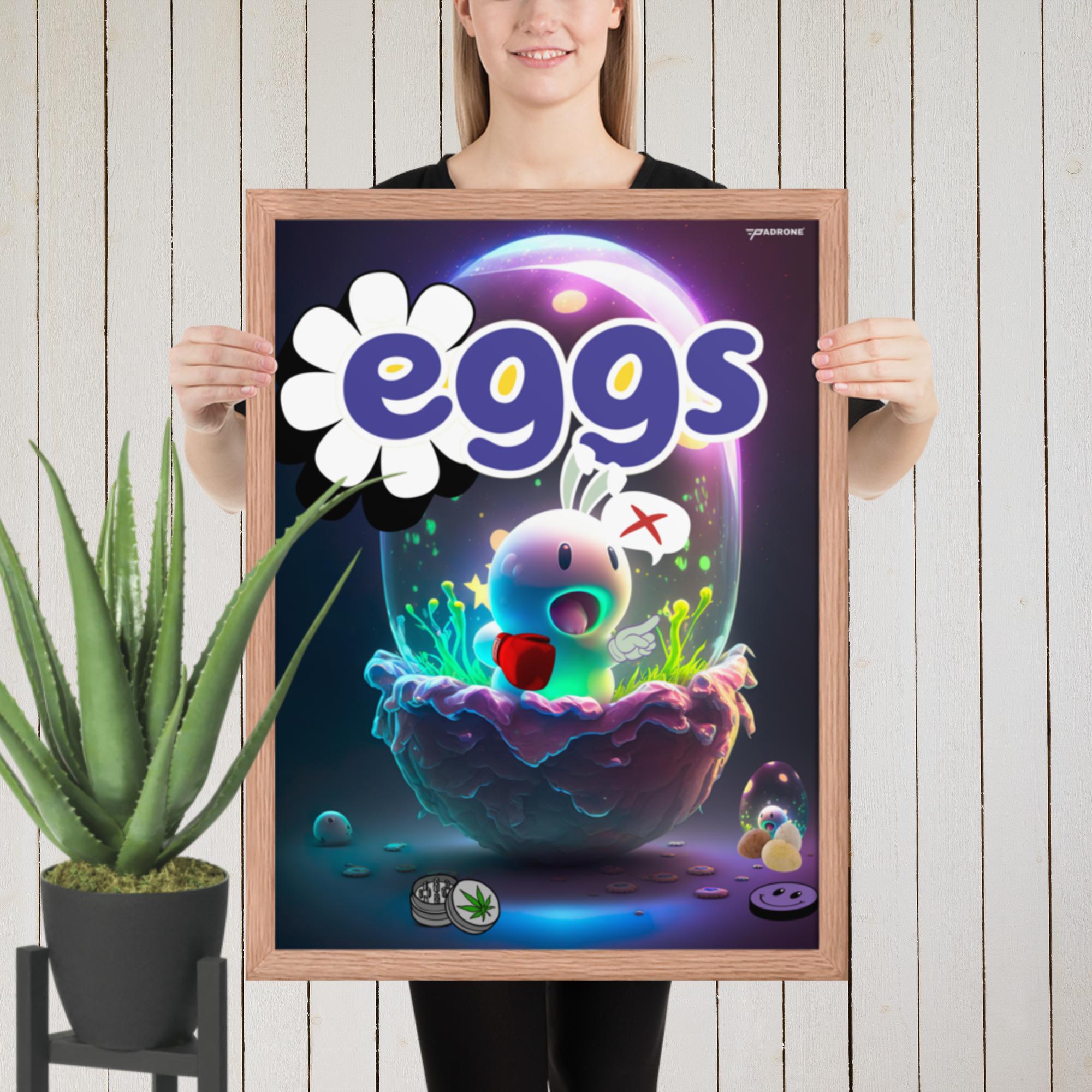 EGGS - Premium Framed Print