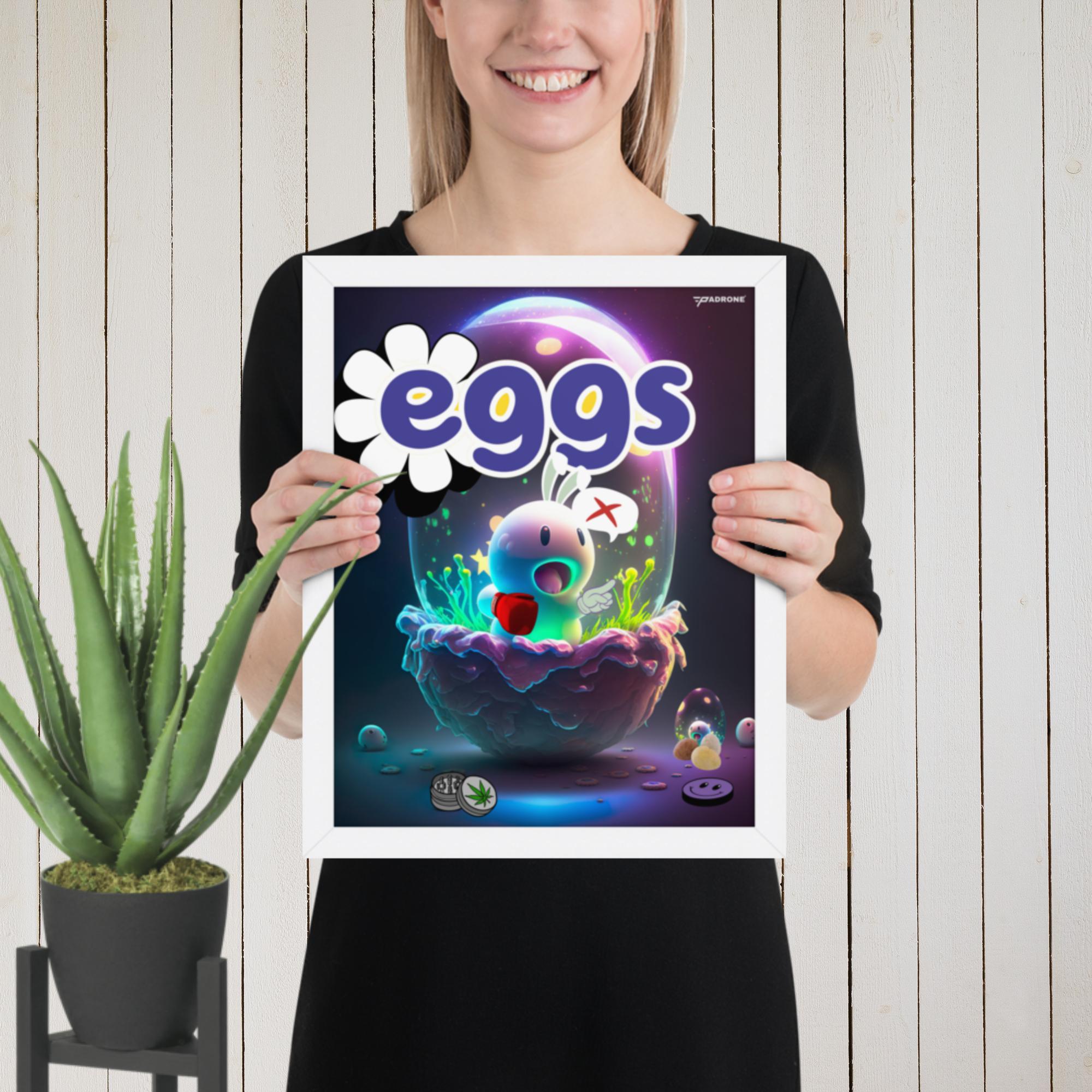 EGGS - Premium Framed Print