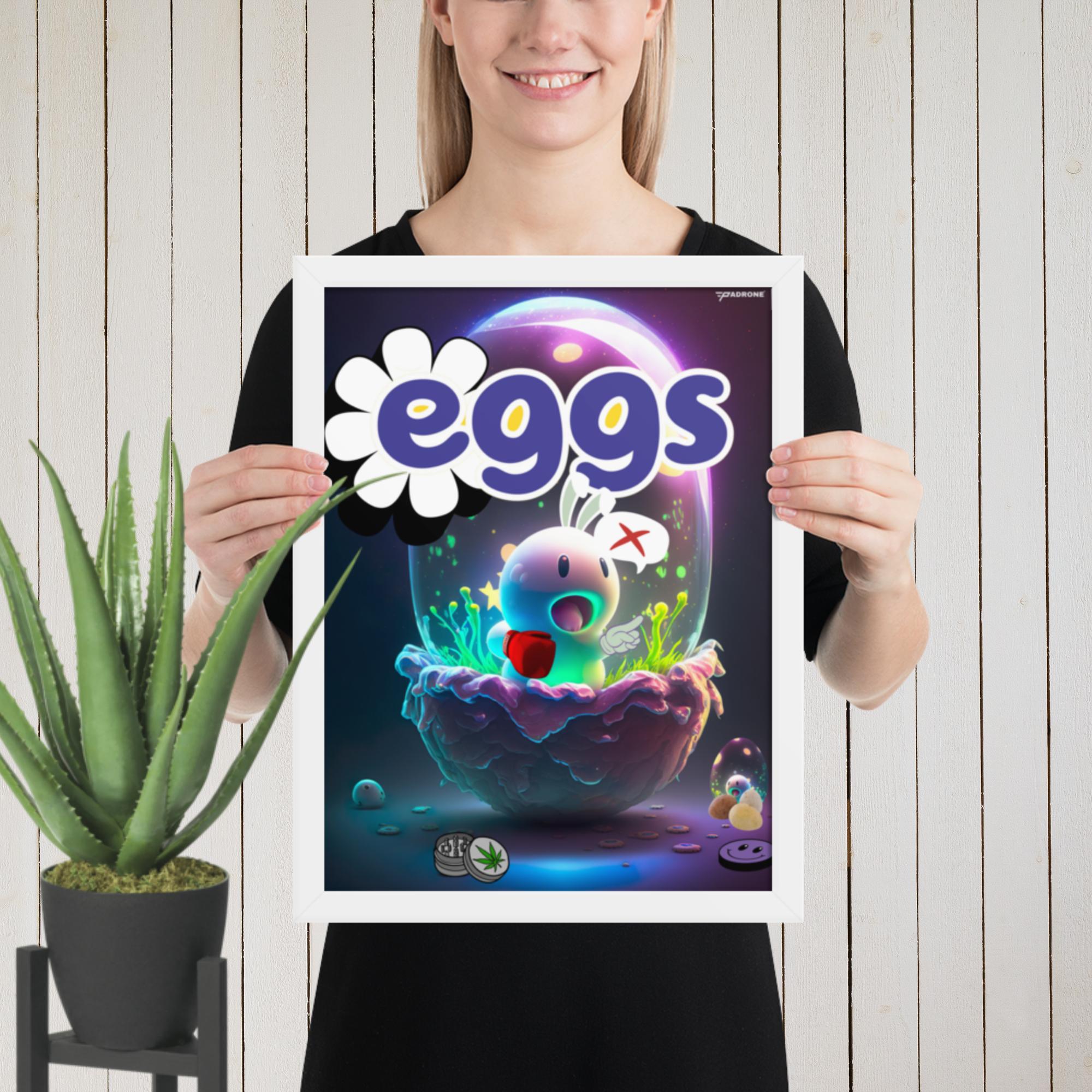 EGGS - Premium Framed Print