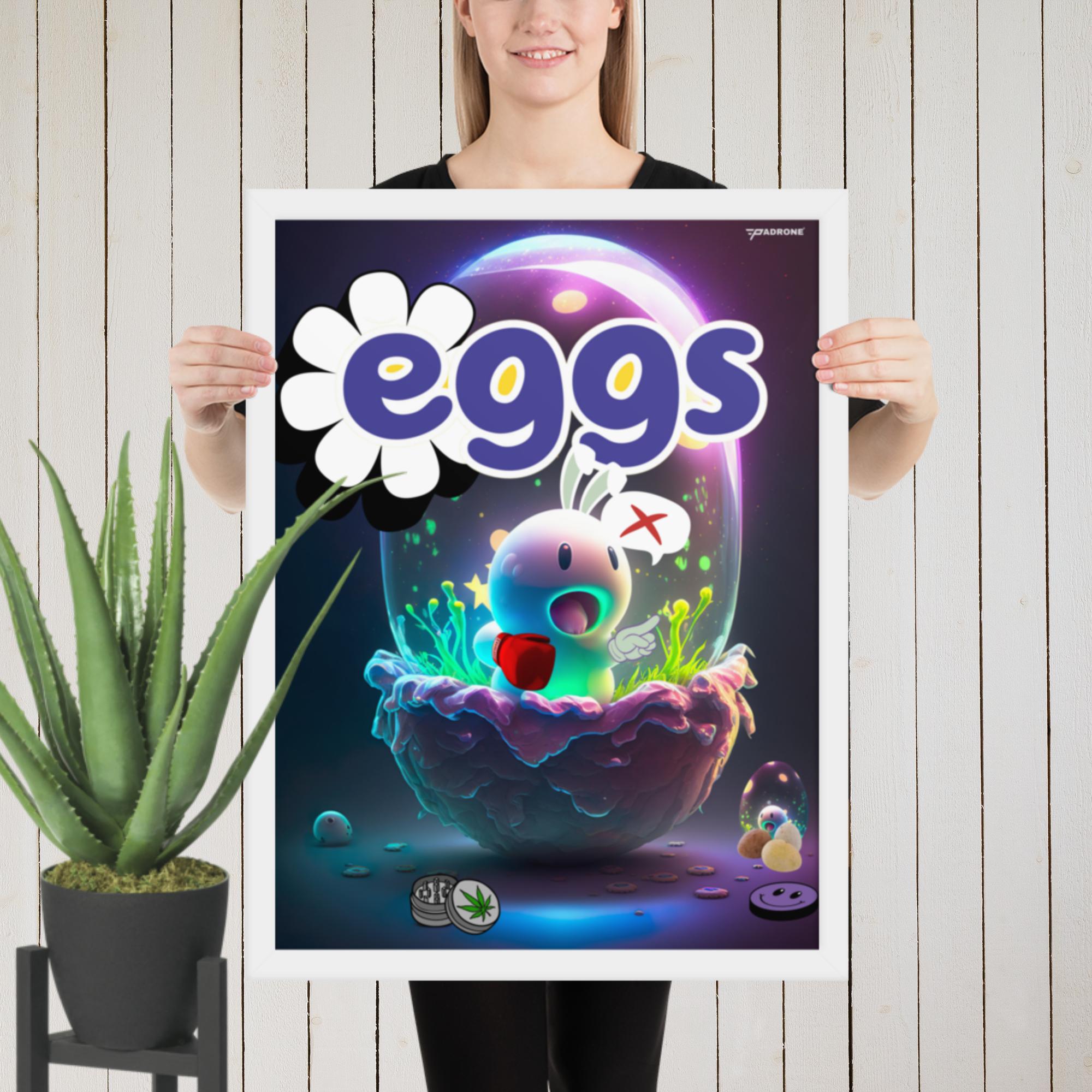 EGGS - Premium Framed Print