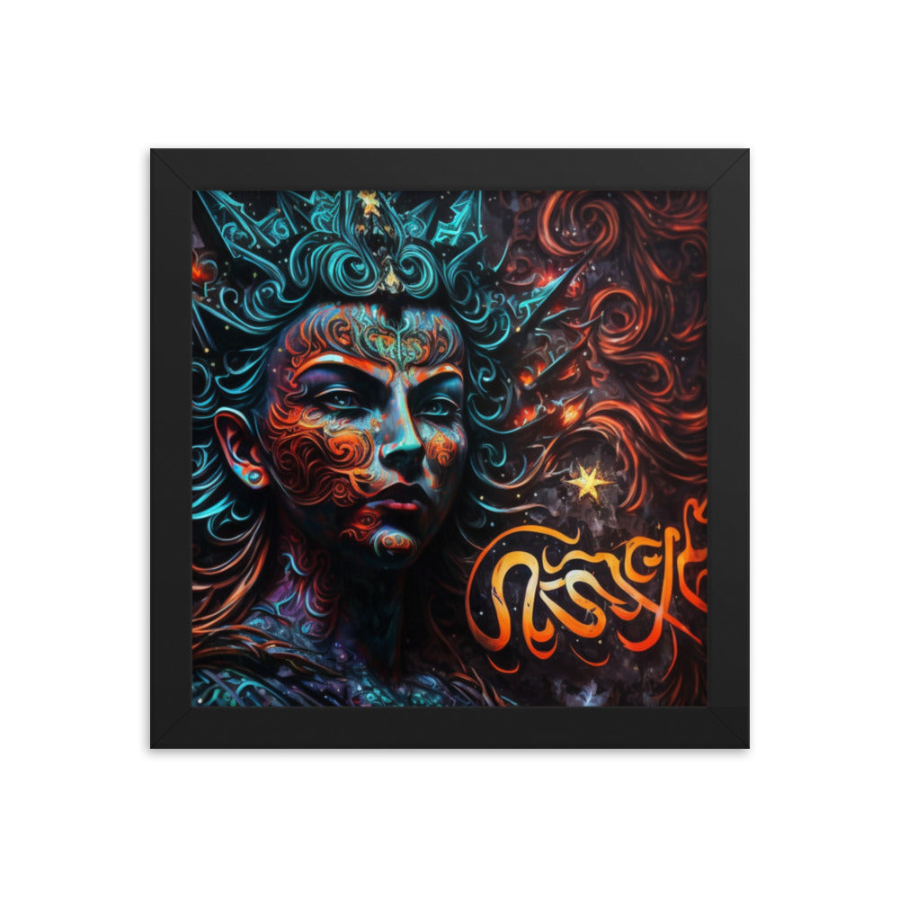 Dewi Sri - Balinese Prosperity Goddess - Premium Framed Art Print