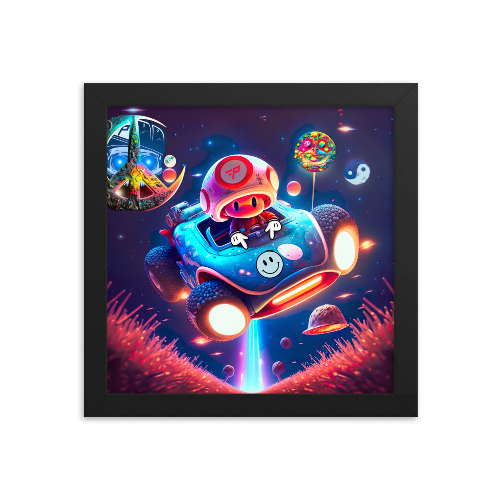 TOAD SPACE - Premium Framed Print