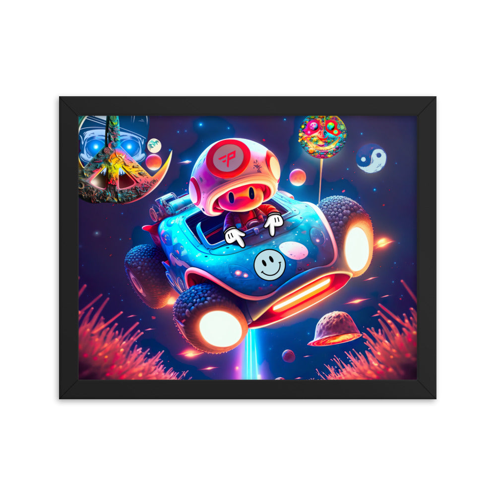 TOAD SPACE - Premium Framed Print