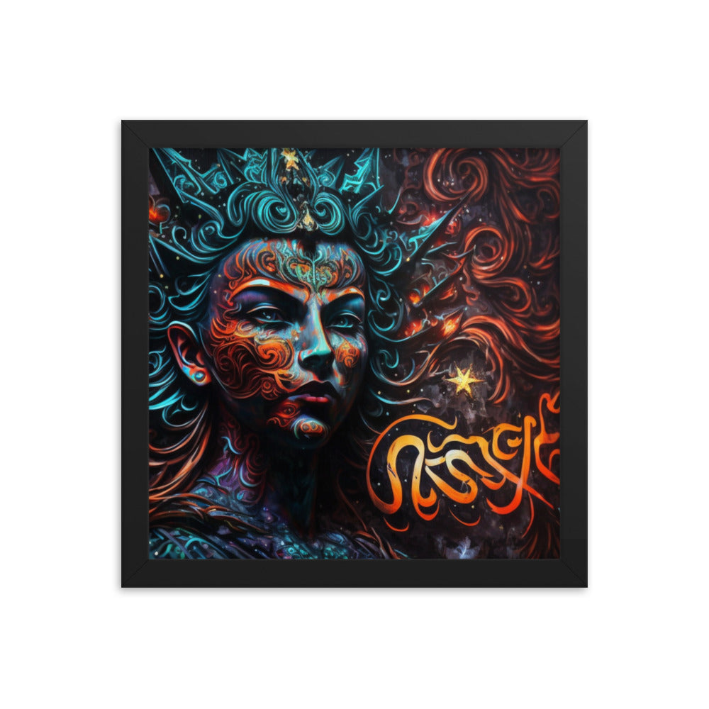 Dewi Sri - Balinese Prosperity Goddess - Premium Framed Art Print