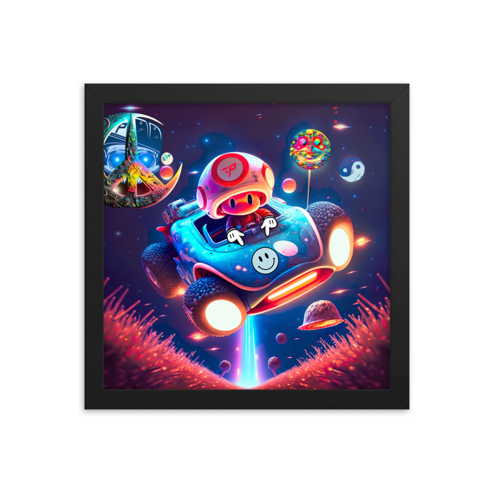 TOAD SPACE - Premium Framed Print