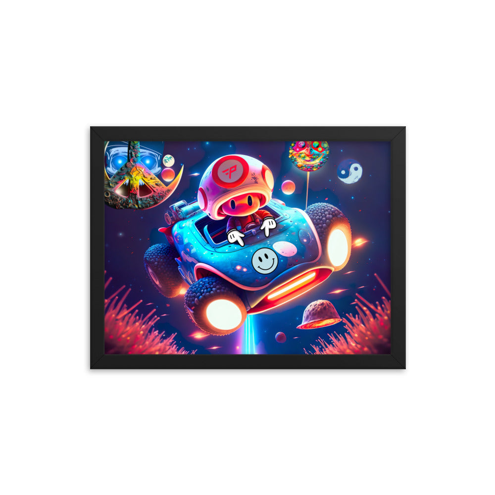 TOAD SPACE - Premium Framed Print