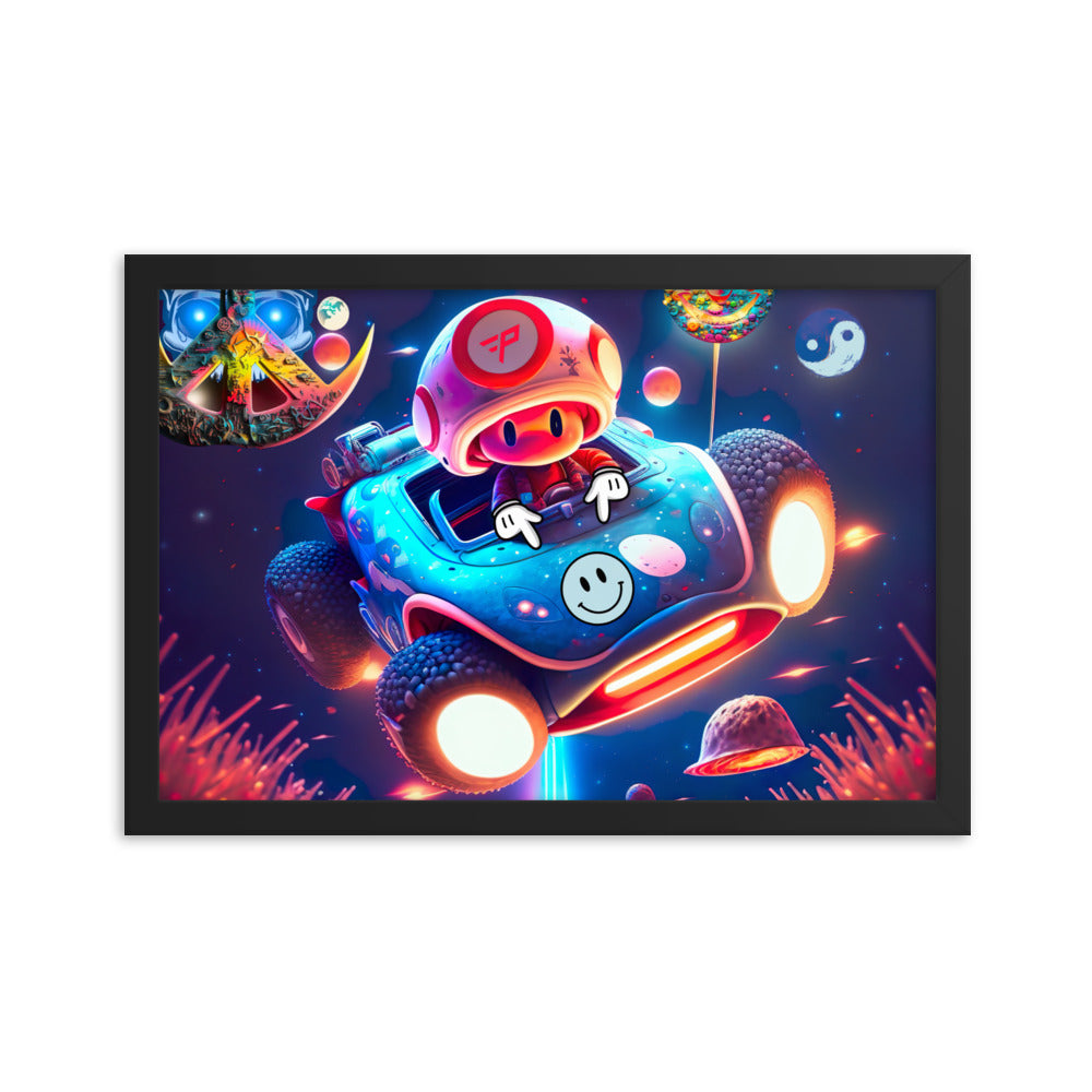 TOAD SPACE - Premium Framed Print