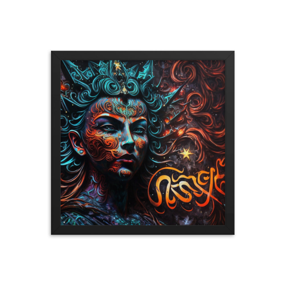 Dewi Sri - Balinese Prosperity Goddess - Premium Framed Art Print