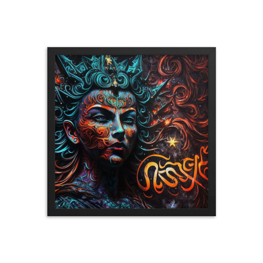 Dewi Sri - Balinese Prosperity Goddess - Premium Framed Art Print