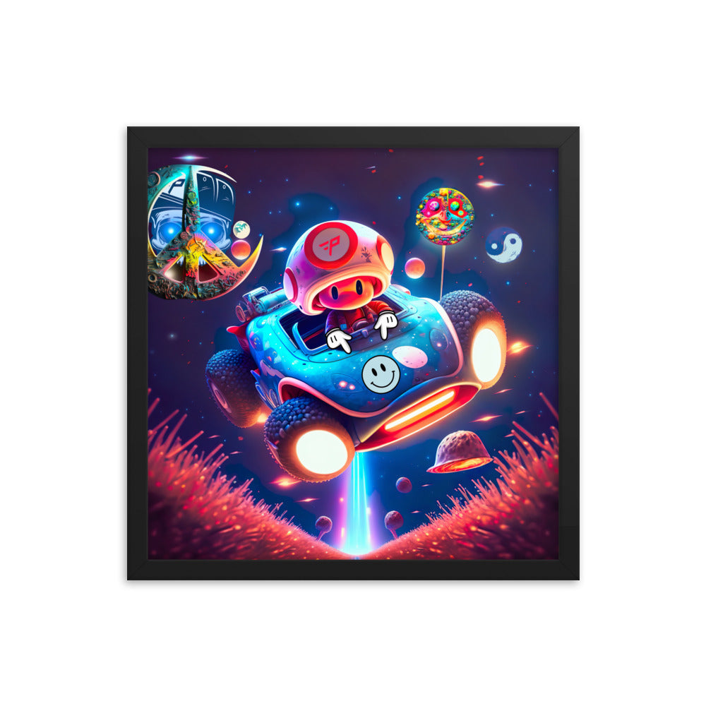 TOAD SPACE - Premium Framed Print