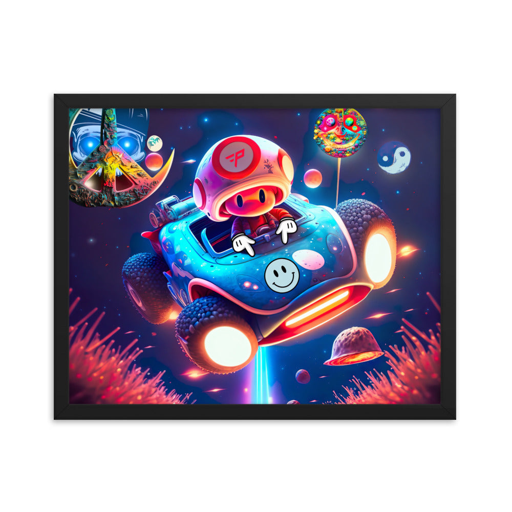 TOAD SPACE - Premium Framed Print