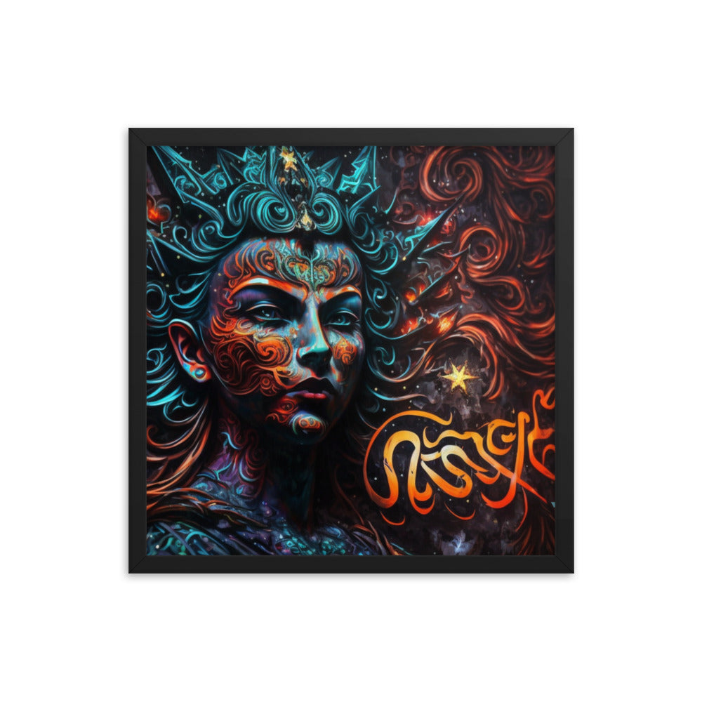 Dewi Sri - Balinese Prosperity Goddess - Premium Framed Art Print