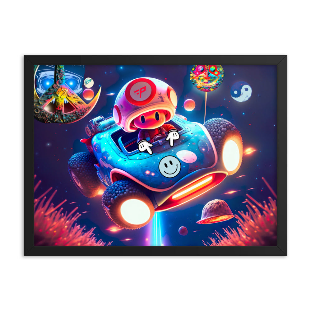 TOAD SPACE - Premium Framed Print