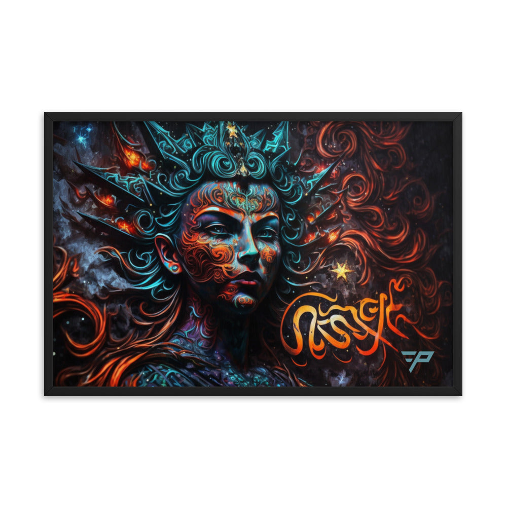 Dewi Sri - Balinese Prosperity Goddess - Premium Framed Art Print