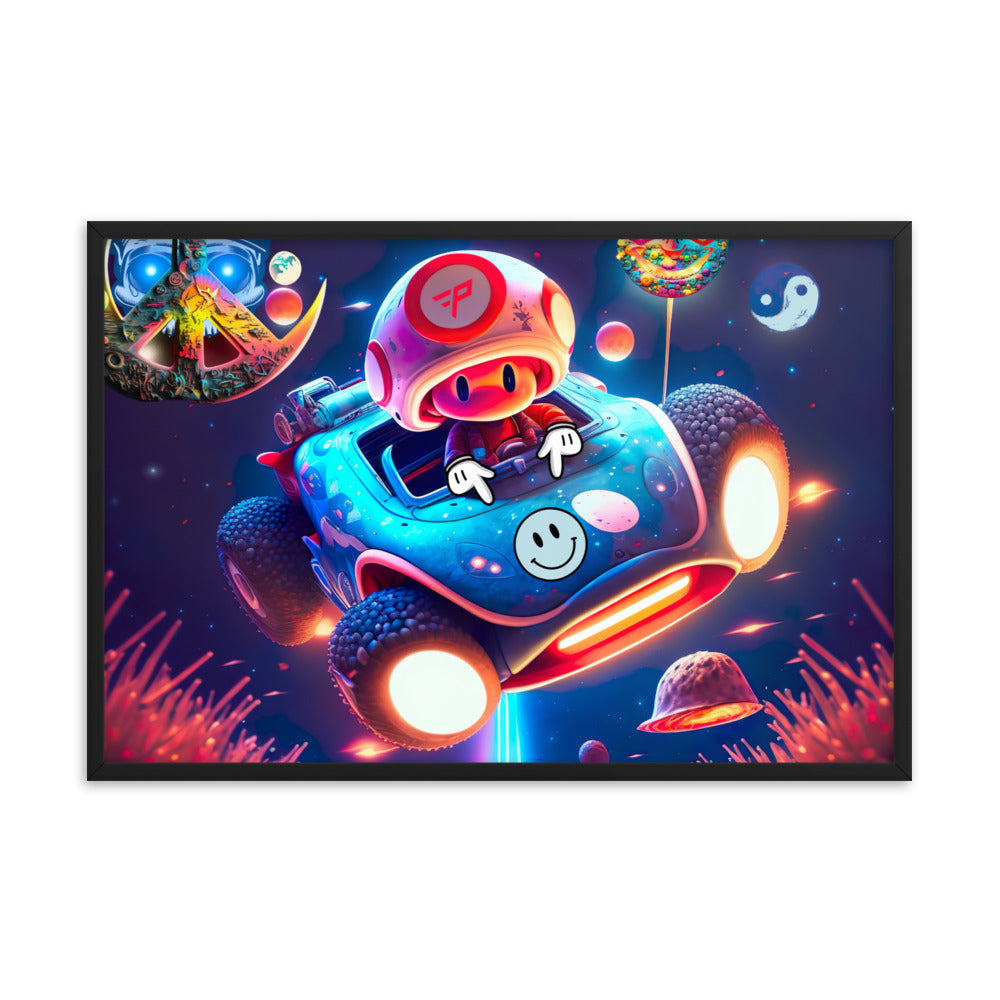 TOAD SPACE - Premium Framed Print