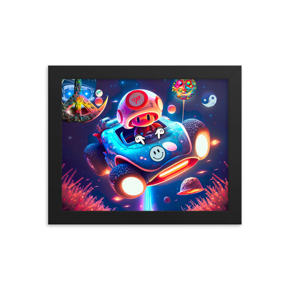 TOAD SPACE - Premium Framed Print