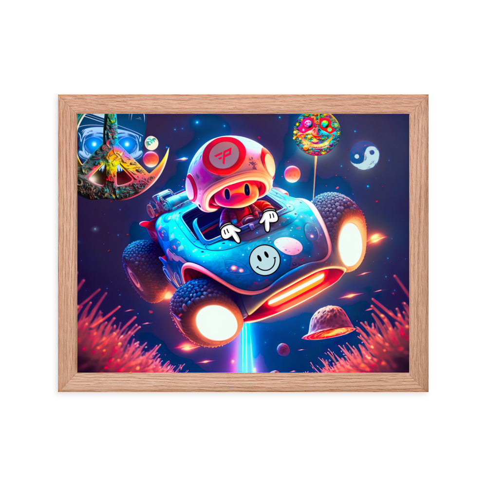 TOAD SPACE - Premium Framed Print