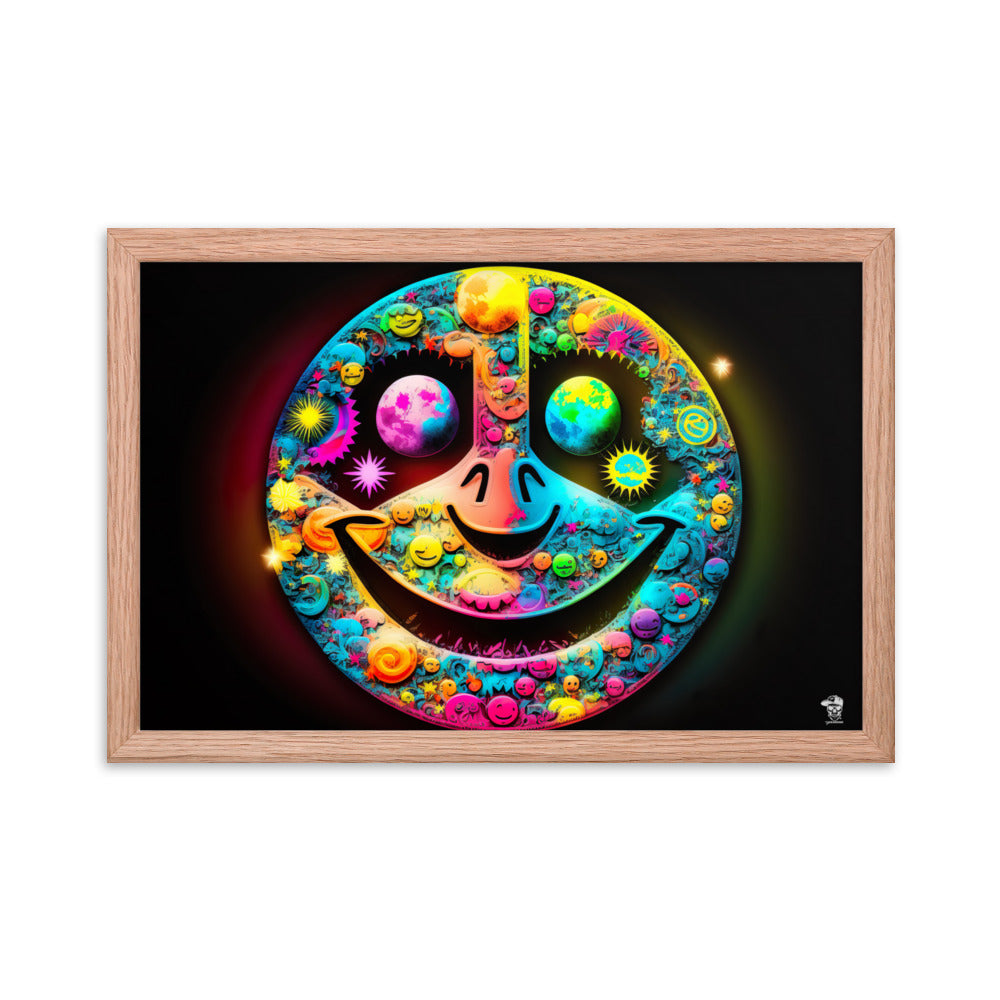 Happiness - Premium Framed Print