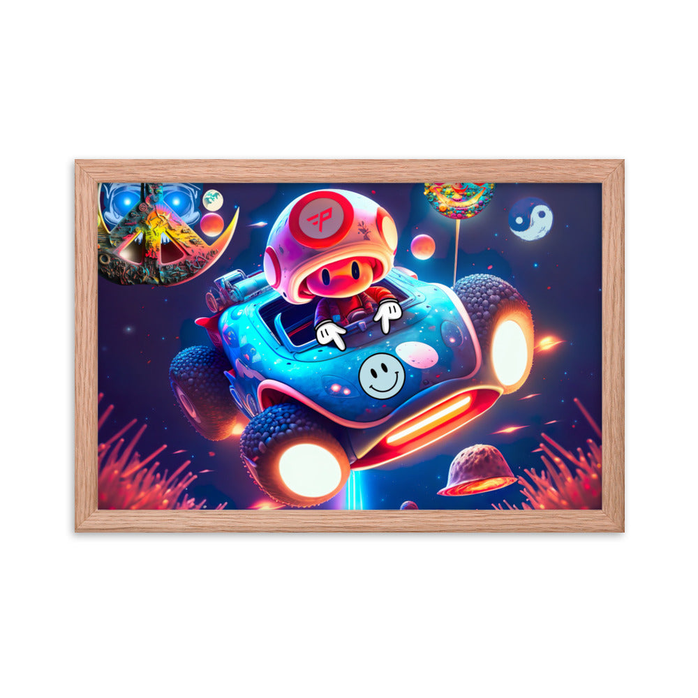 TOAD SPACE - Premium Framed Print