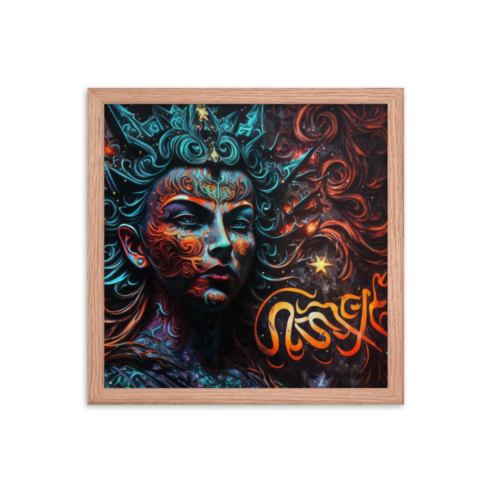 Dewi Sri - Balinese Prosperity Goddess - Premium Framed Art Print