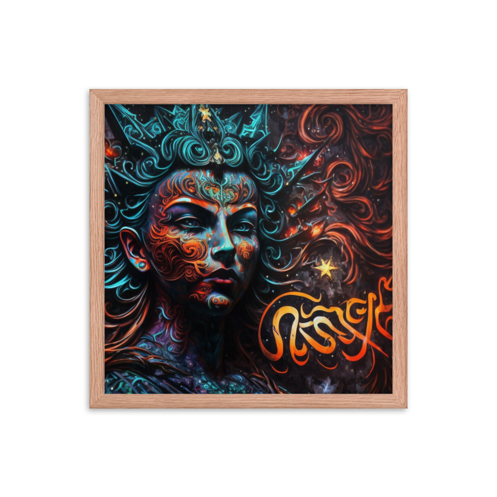 Dewi Sri - Balinese Prosperity Goddess - Premium Framed Art Print