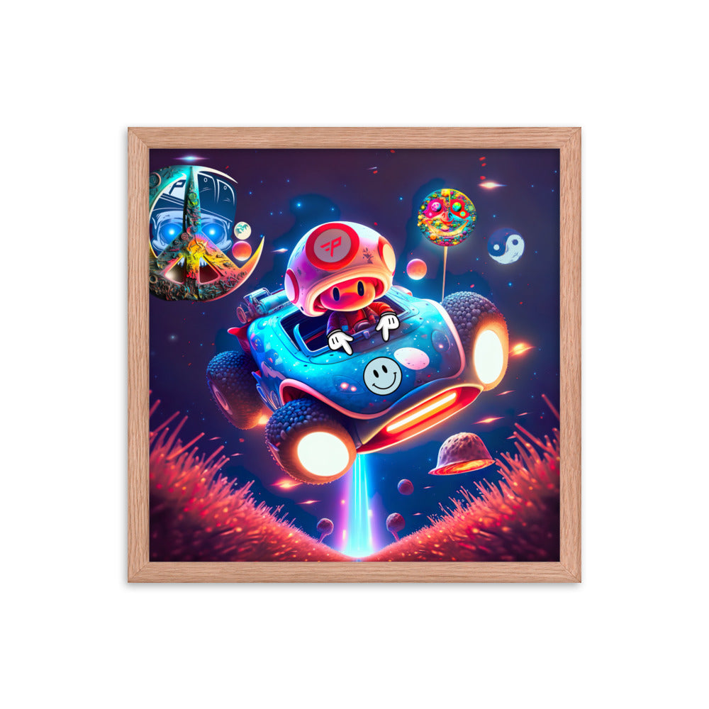 TOAD SPACE - Premium Framed Print