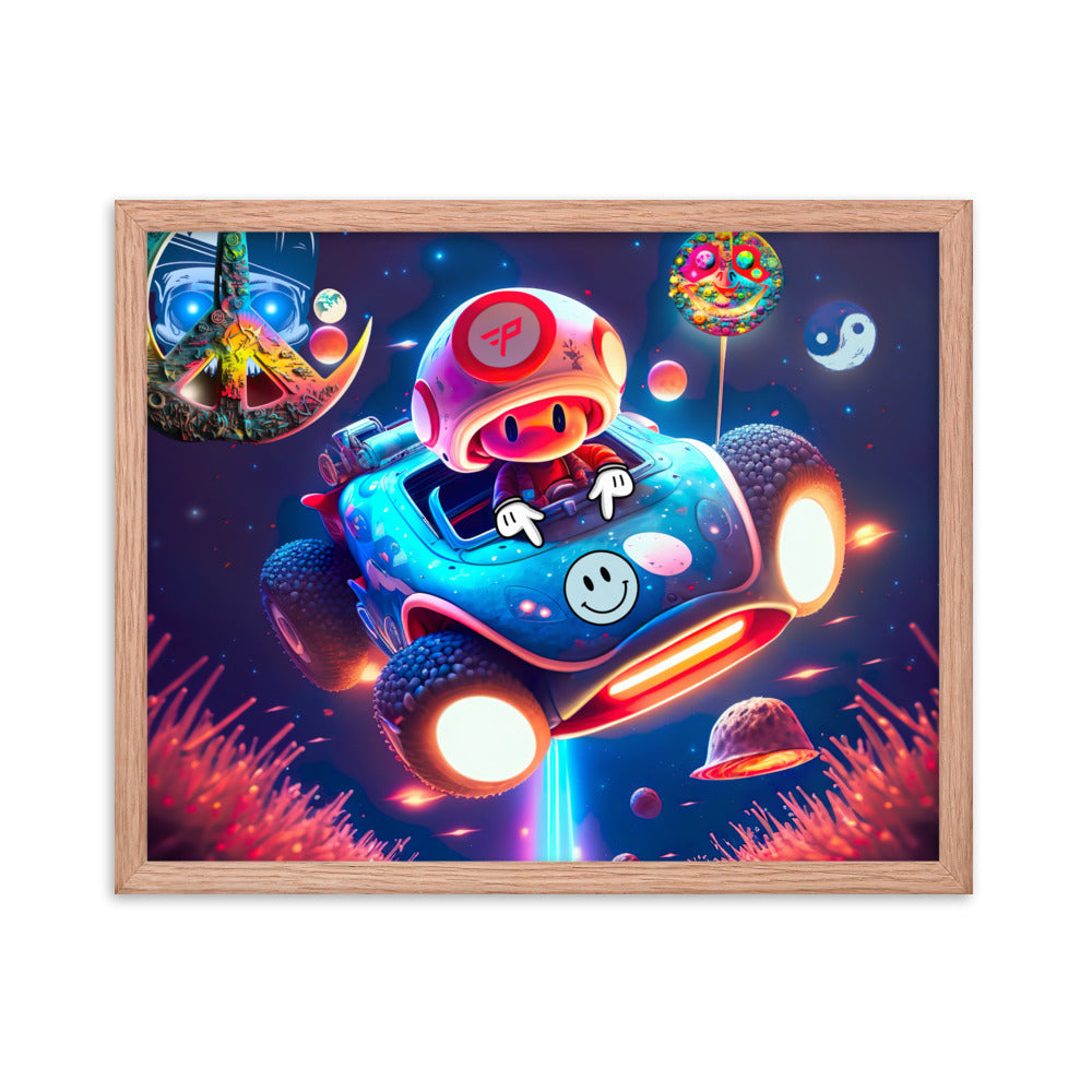 TOAD SPACE - Premium Framed Print