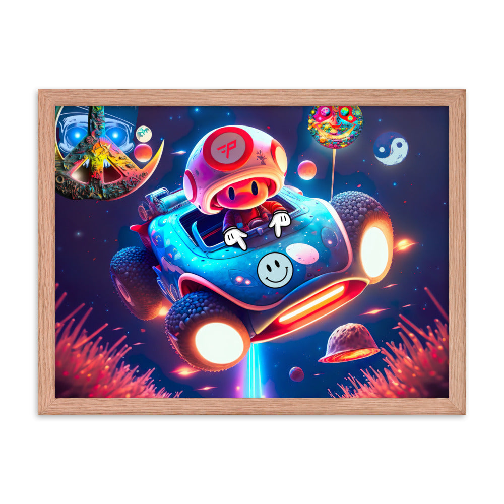 TOAD SPACE - Premium Framed Print