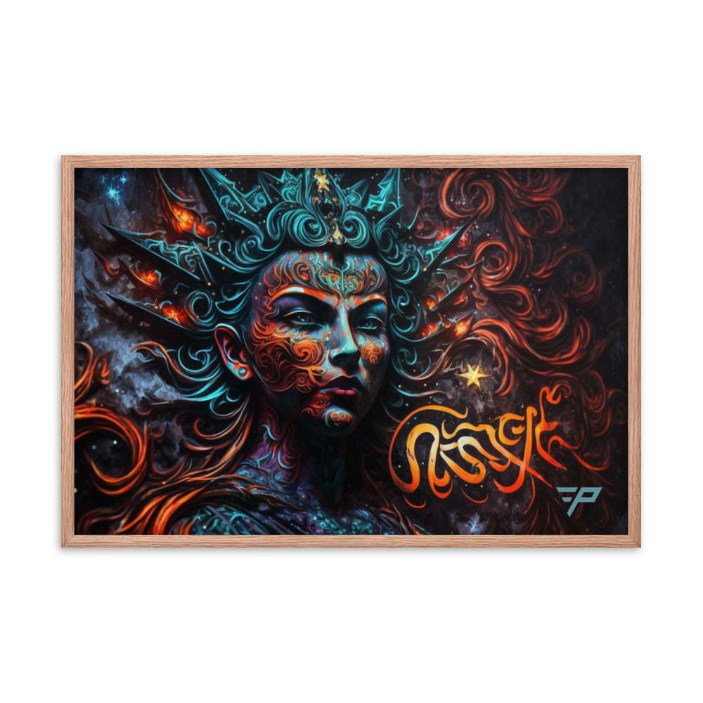 Dewi Sri - Balinese Prosperity Goddess - Premium Framed Art Print