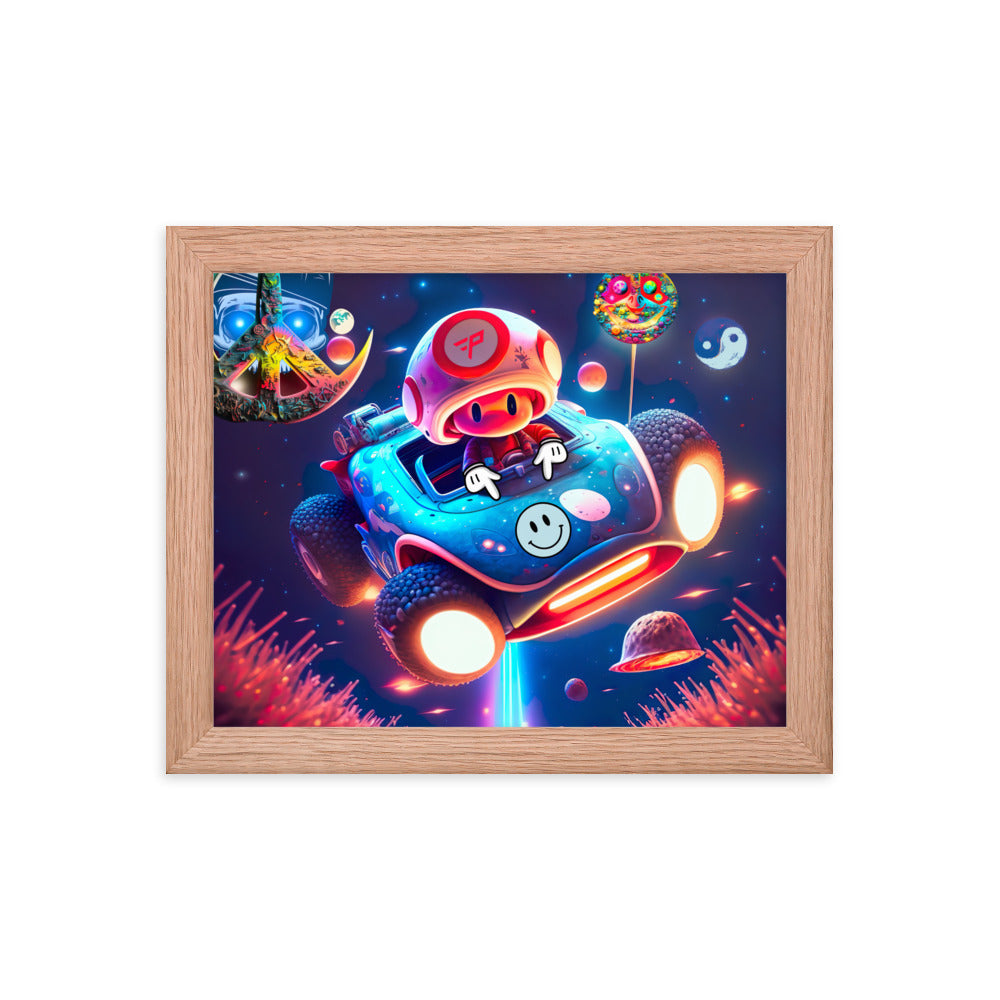 TOAD SPACE - Premium Framed Print