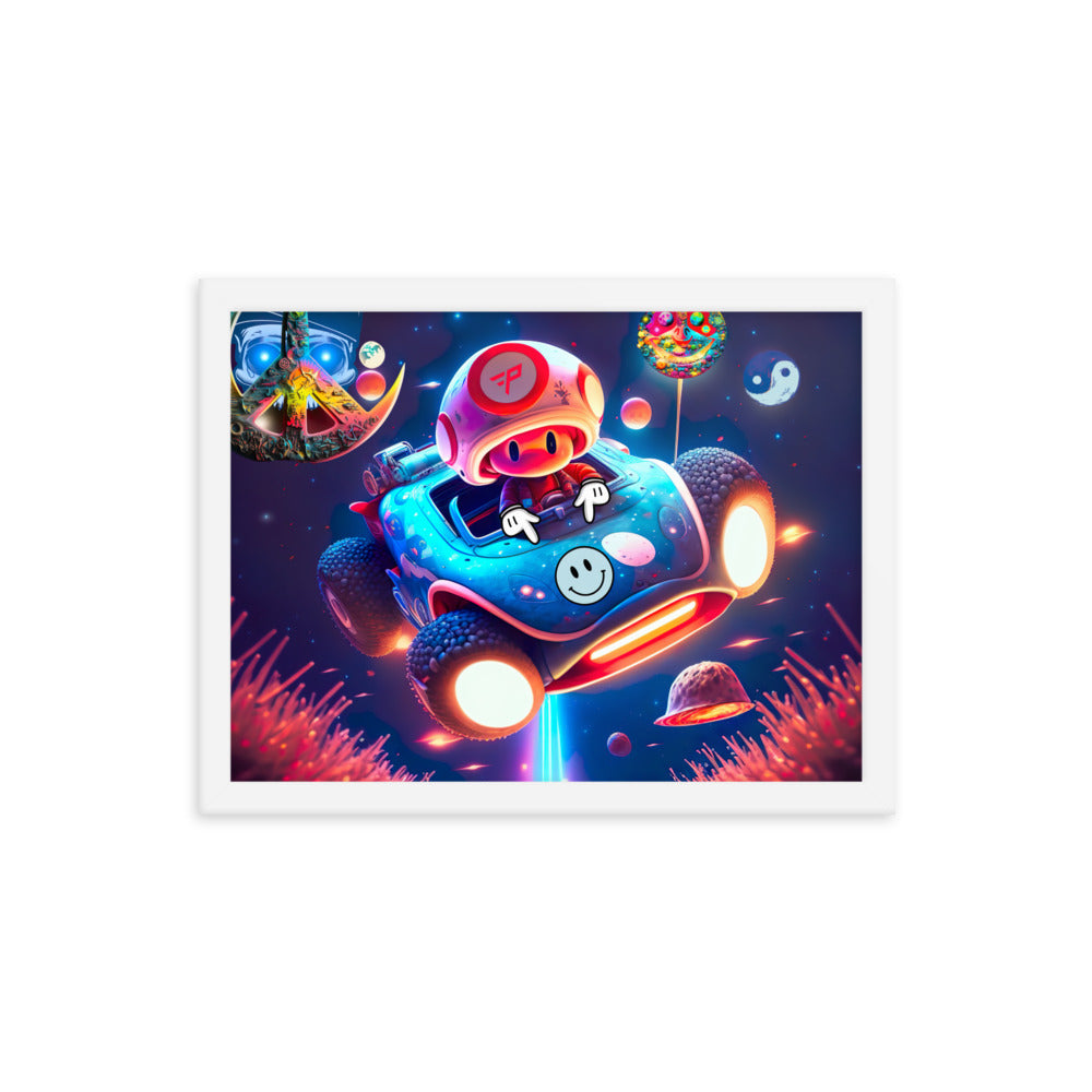 TOAD SPACE - Premium Framed Print