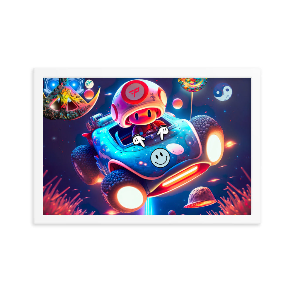 TOAD SPACE - Premium Framed Print