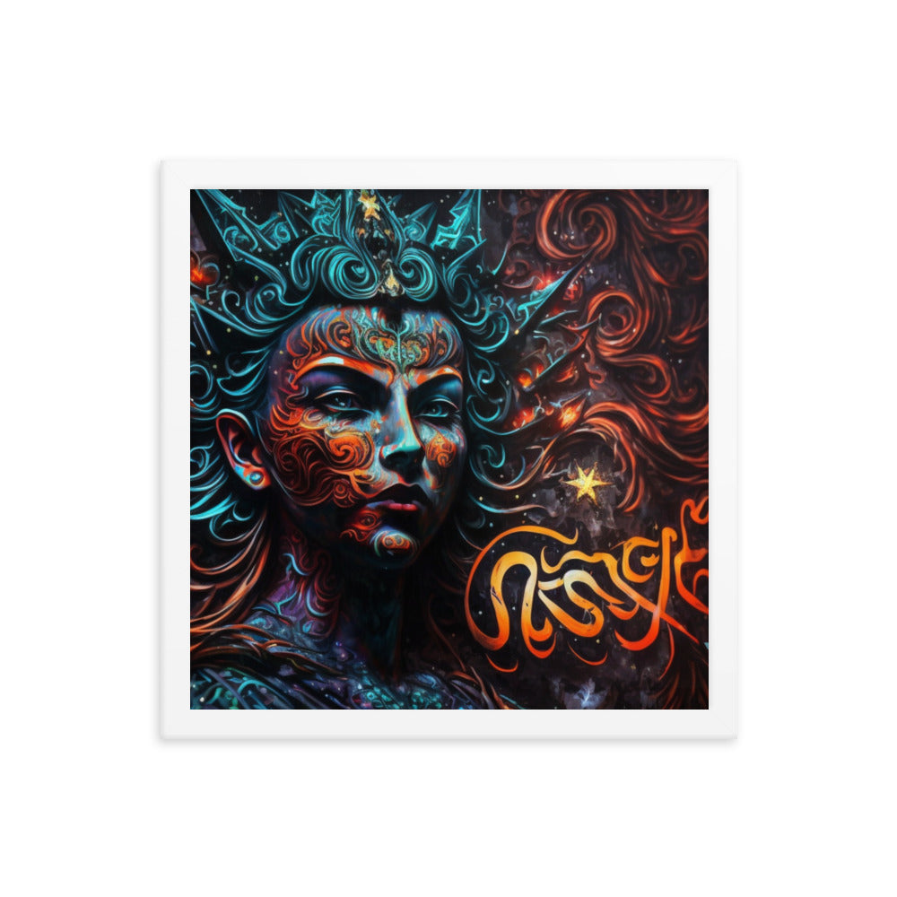 Dewi Sri - Balinese Prosperity Goddess - Premium Framed Art Print