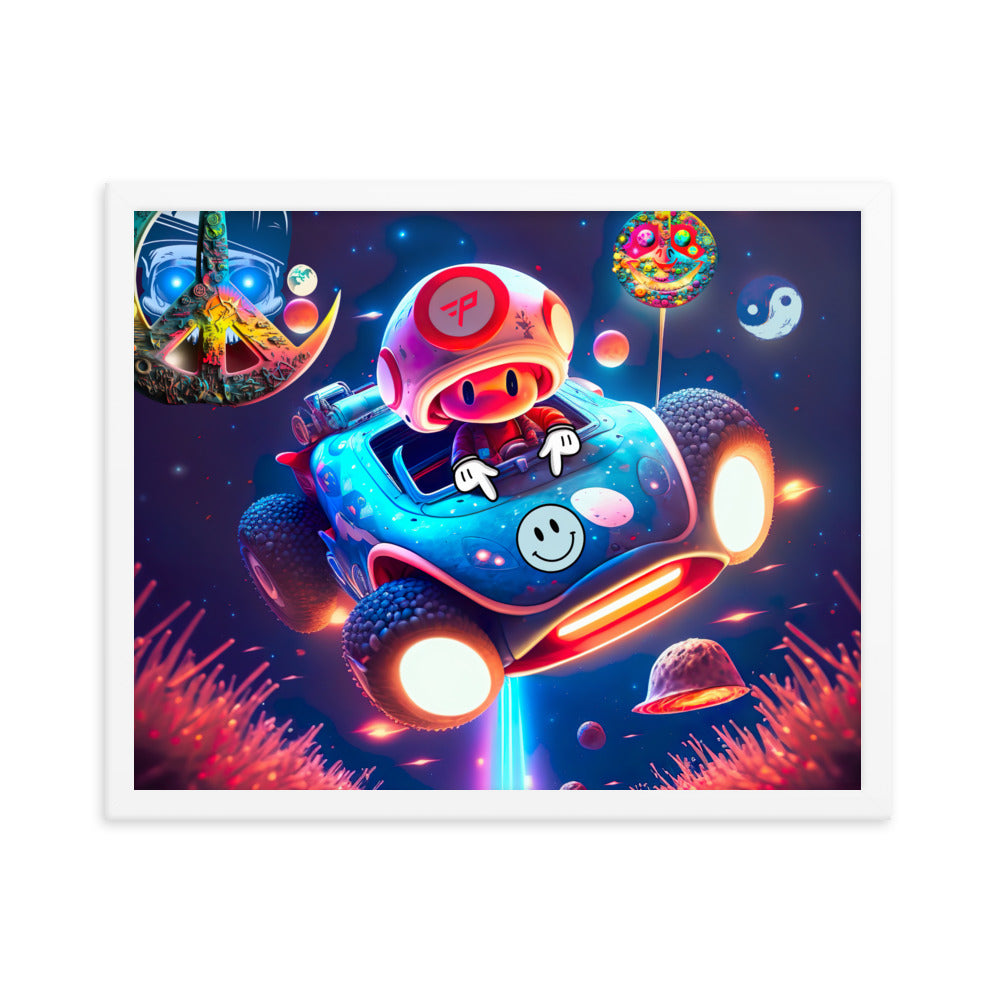 TOAD SPACE - Premium Framed Print