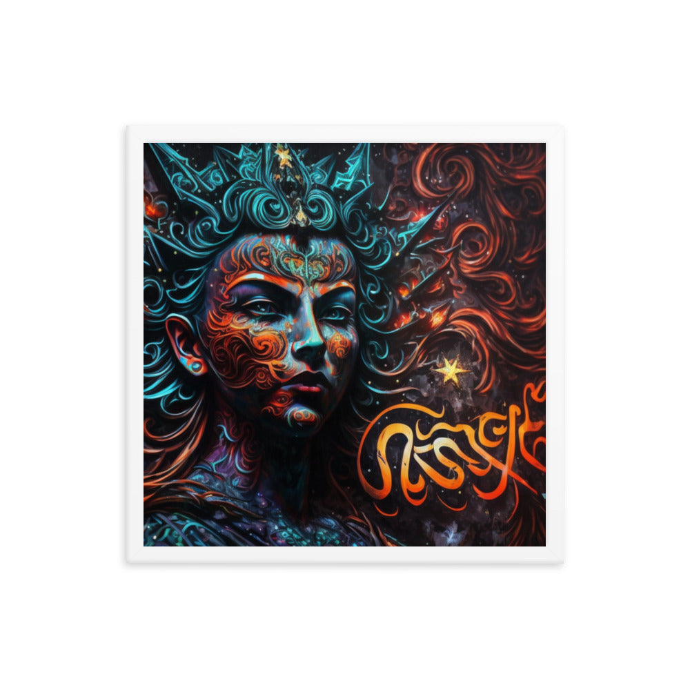 Dewi Sri - Balinese Prosperity Goddess - Premium Framed Art Print