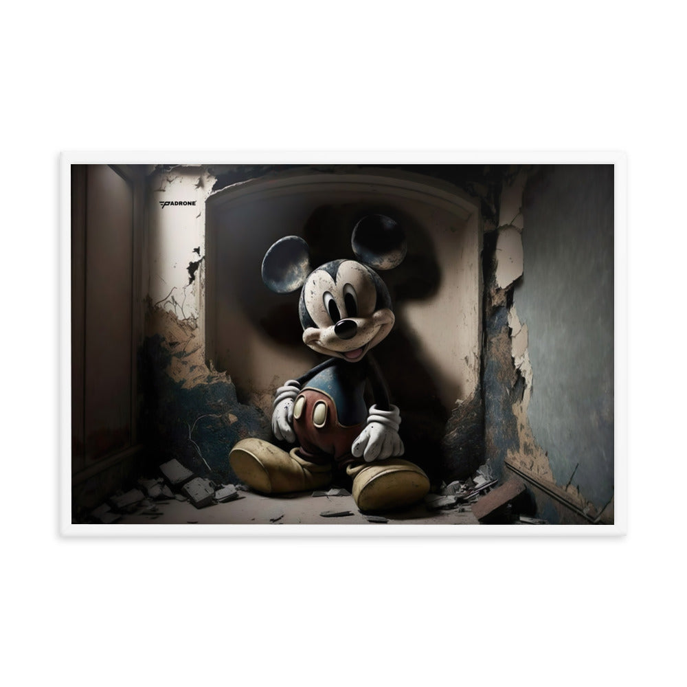 Micky Dark Side - Premium Framed Art Print