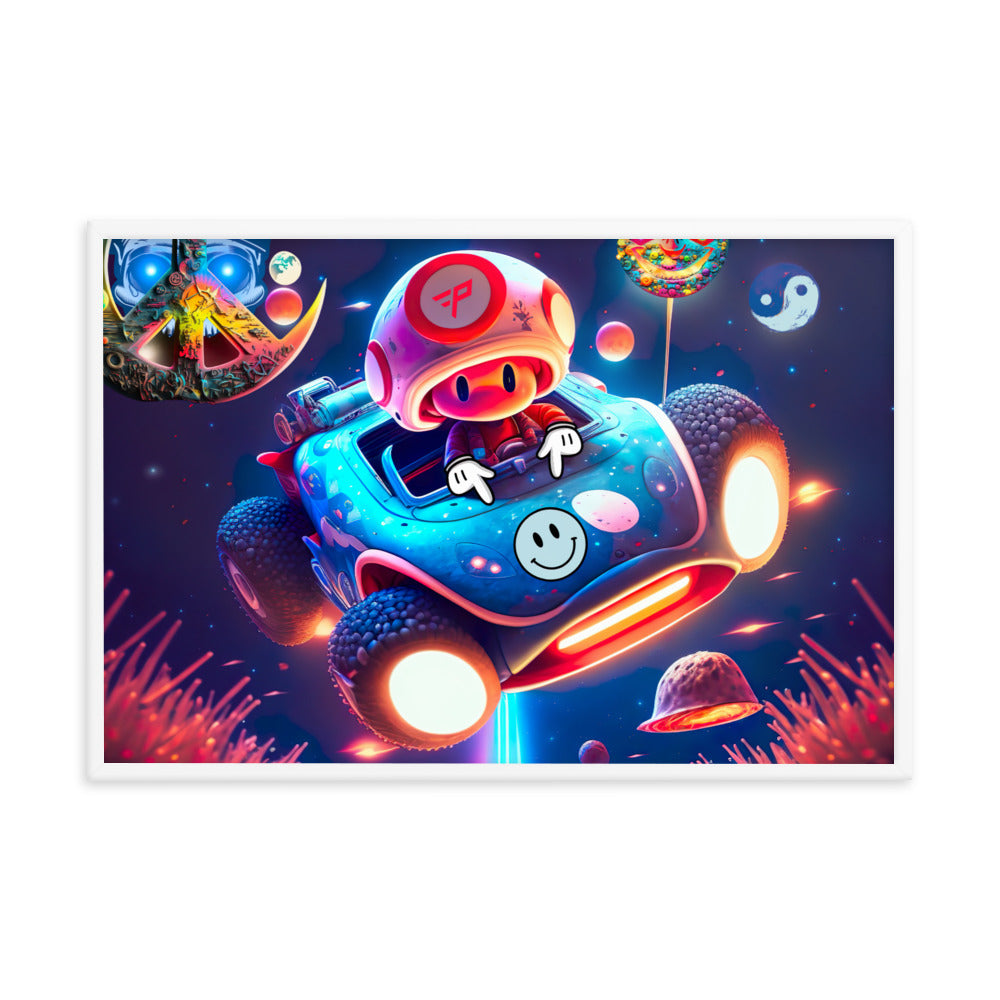 TOAD SPACE - Premium Framed Print