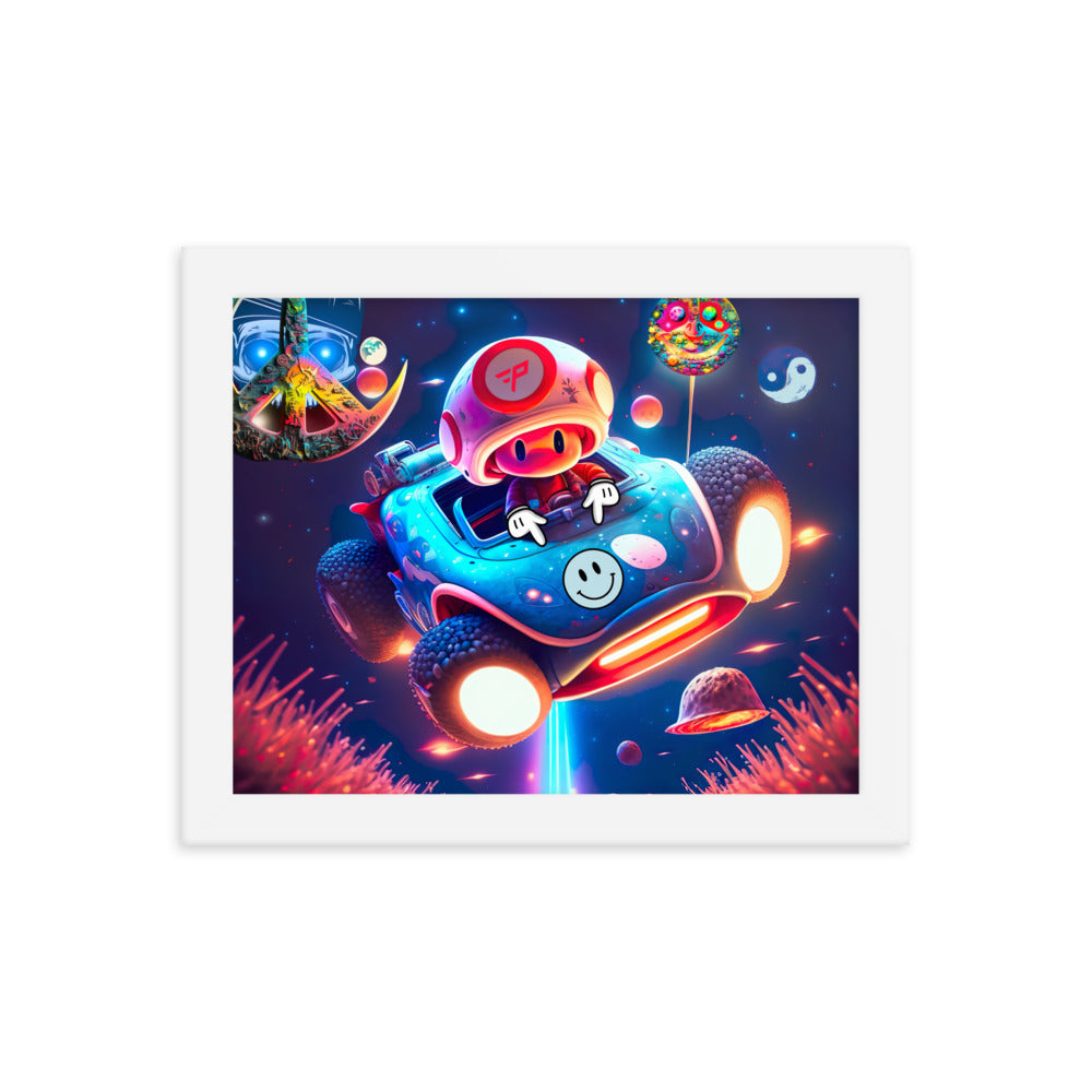 TOAD SPACE - Premium Framed Print