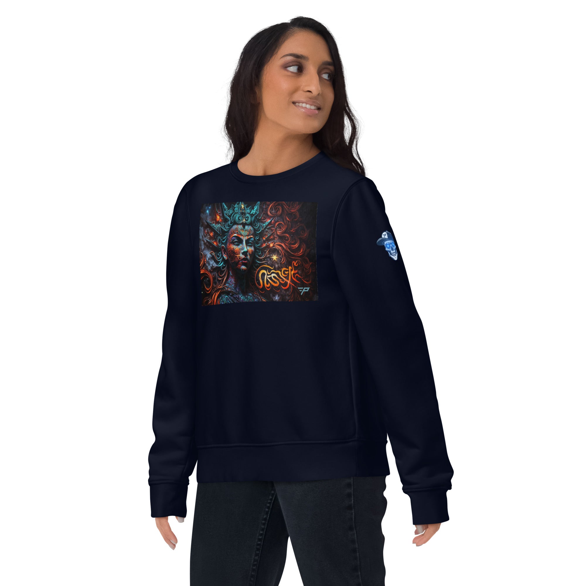 Dewi Sri - Balinese Prosperity Goddess Premium Eco Sweatshirt