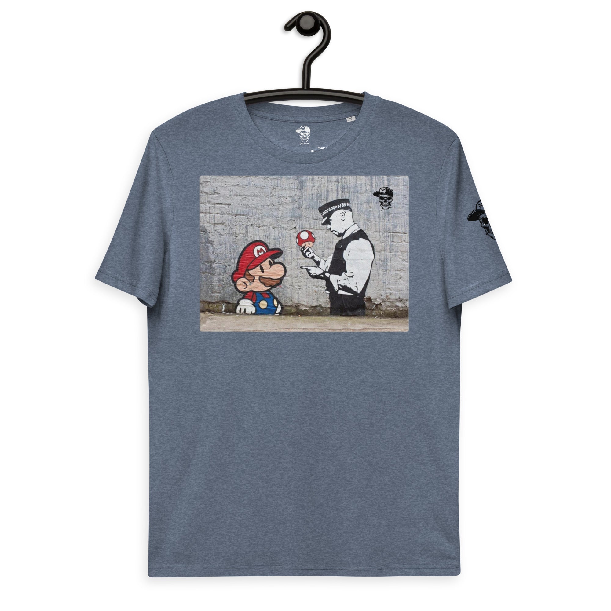 Banksy - Mario Shrooms - Organic Cotton T-shirt