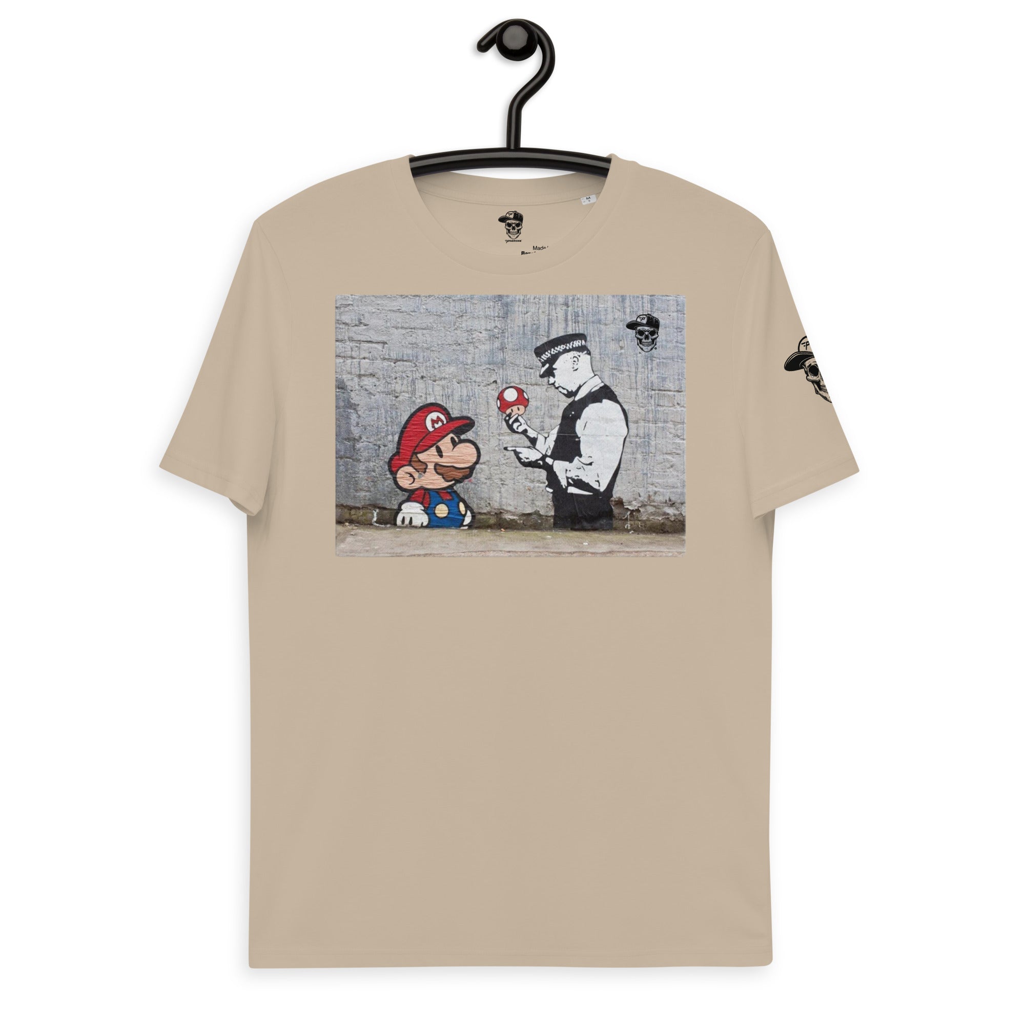 Banksy - Mario Shrooms - Organic Cotton T-shirt