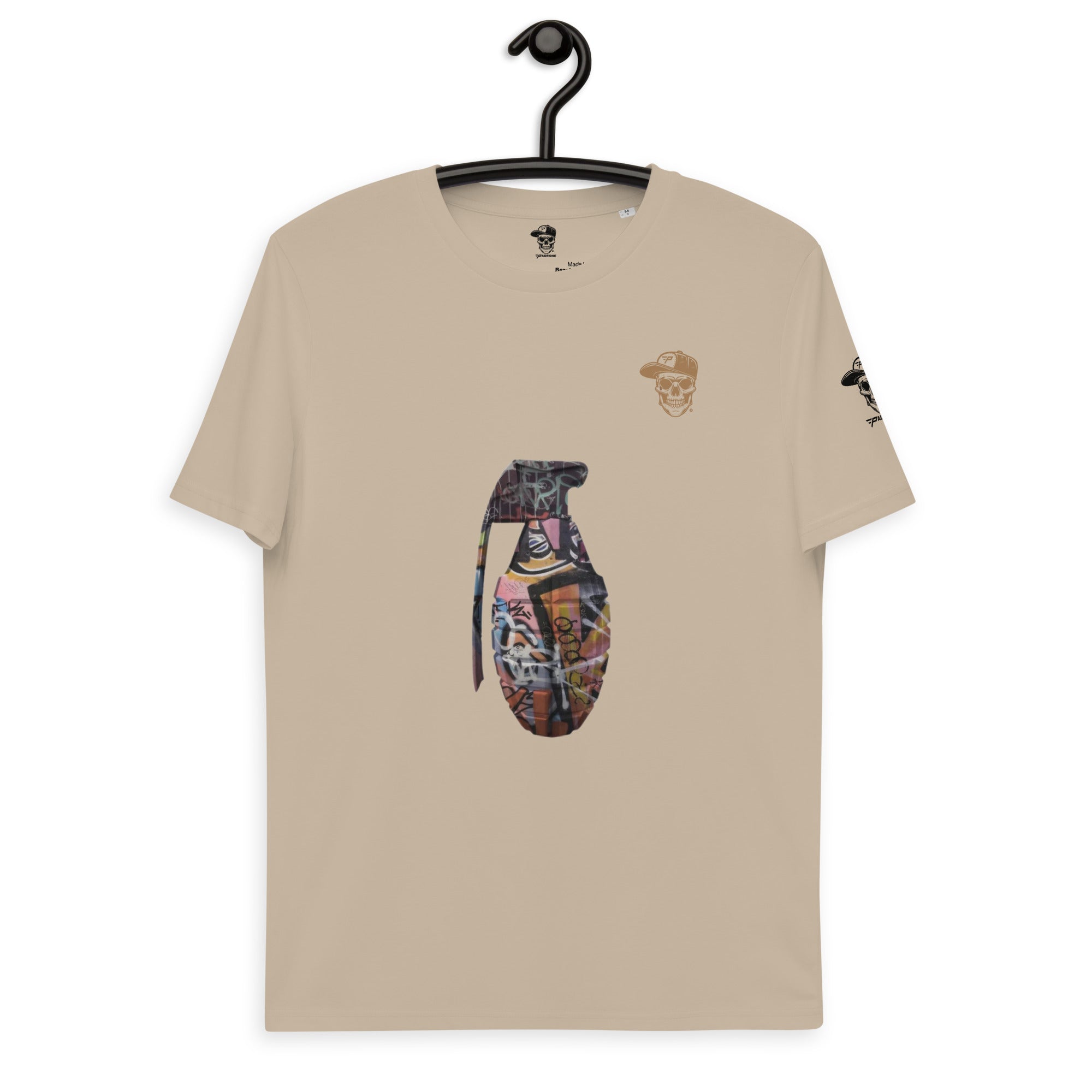 Monica Vincent - Graffiti Grenade - Organic Cotton T-shirt